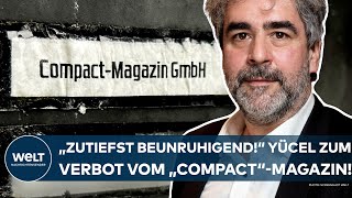 YÜCEL quotZutiefst beunruhigend Auch quotCompactquot ist durch das Pressegesetz geschütztquot Magazin verboten [upl. by Auqinimod221]