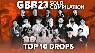 TOP 10 DROPS 🔊🔥 Solo  GRAND BEATBOX BATTLE 2023 WORLD LEAGUE [upl. by Cilla]