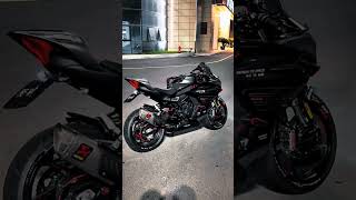 Awesome Stylish Bike bike bike crazy crazy ride rider viralvideo neon phonk blade [upl. by Aleina179]