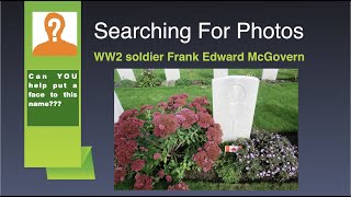 Photo Search  WW2 Soldier Frank McGovern S2E2 [upl. by Talbot]