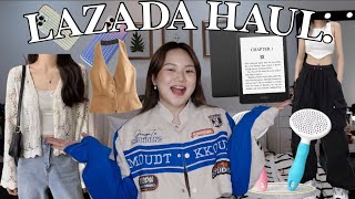 LAZADA HAUL CLOTHING TRYON HOUSE SUPPLIES TECH  ASHLEY SANDRINE [upl. by Tanner]