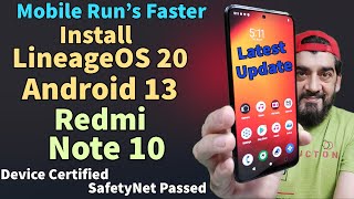 Install LineAgeOS 20 Android 13 On Redmi Note 10 Latest Update [upl. by Nolaf]