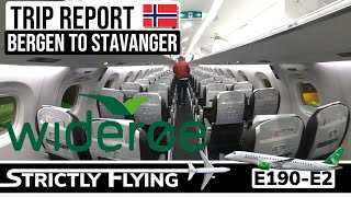 Trip Report  WIDERØE WF534  Bergen to Stavanger  September 2021 [upl. by Iinde]