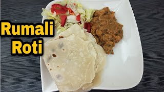 Rumali roti  rumali roti recipe  rumali roti home made how to prepare soft amp thin rumali roti [upl. by Sajovich]