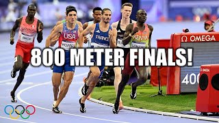 Mens 800 Meter Finals WERE INSANE  2024 Paris Olympics [upl. by Shuler183]