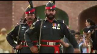 India Pakistan Wagah Attari Border Closing Ceremonyflv [upl. by Filmore]