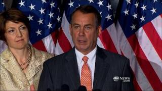 Debt Ceiling Crisis Boehner vs Tea Party [upl. by Epuladaugairam2]