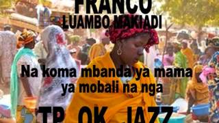 Na koma mbanda FRANCO et OK JAZZ [upl. by Liu]