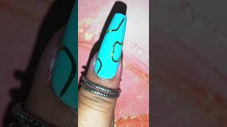 Gold nail Sticker nails nails nailsticker simplenailartdesignsathome [upl. by Charita]