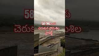 సోమశిల ప్రాజెక్టు 58 టీఎంసీలకు చేరుకుందిshorts shortvideo video virelshortstrending somasila [upl. by Khano]