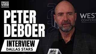 Peter DeBoer amp Dallas Reporter Tim Cowlishaw Have a quotDoOverquot After Heated Stars vs Oilers Exchange [upl. by Yllor446]