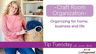 Craft Room Organization  Making Space for Your Crafting Needs [upl. by Cordeelia]