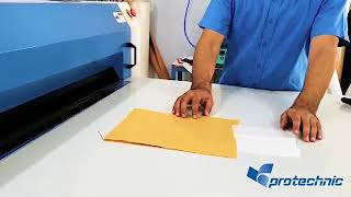 How to use Protechnic Thermoadhesive hotmelt  dry roll adhesive [upl. by Ordnas]