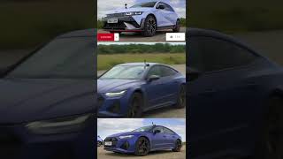 HYUNDAI IONIQ 5N VS AUDI RS7 DRAG RACE carwow shorts youtubeshorts cars electric power [upl. by Hsirahc]