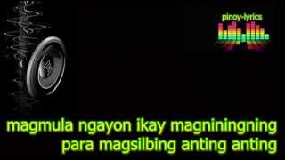 quotAntingAnting lyricsquot by Sponge Cola featuring Gloc9 amp Denise Barbacena [upl. by Sallie]