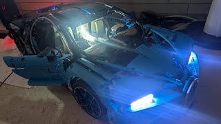 Light My Bricks LEGO TECHNIC Bugatti Light Up [upl. by Ettelrats493]