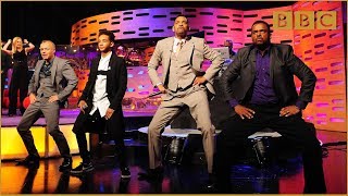 Will amp Jaden Smith DJ Jazzy Jeff and Alfonso Ribeiro Rap  The Graham Norton Show  BBC One [upl. by Nnaeilsel940]