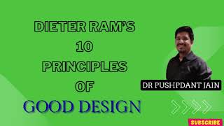 Dieter Rams Principles of good design  designprocess productengineering productdesign design [upl. by Netsuj920]