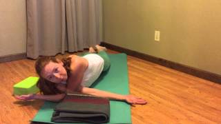 Yin Yoga Pose of the Week Double V [upl. by Nahej]