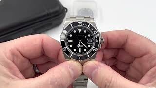 Cronos Water Ghost Luxury Dive Watch PT5000 Movement L6005with Calendar [upl. by Reggis]