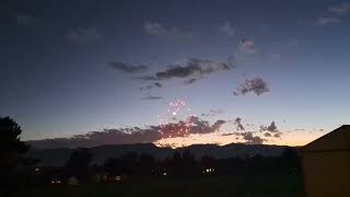 Colorado Springs Fireworks Over The Rockies July 4 2024 [upl. by Maura]