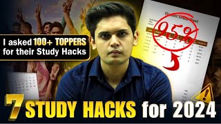 7 Study Hacks For 2024🔥 Must Watch Video for Every Student Prashant Kirad [upl. by Naaitsirhc]