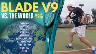 Wilson Blade 98 V9 16x19 vs 18x20 Racquet Review  Worth The Upgrade Direct Comparisons To Best 98s [upl. by Tobi]