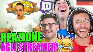 REAZIONE AGLI STREAMER PIÙ DIVERTENTI DI TWITCH wMikeShowSha amp GiampyTek [upl. by Aihsit548]