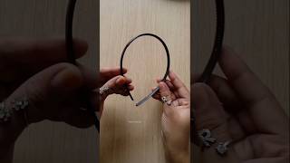 DIY Mirror Hairband diy hairband mirror easy youtubeshorts craft handmade [upl. by Lynnworth601]