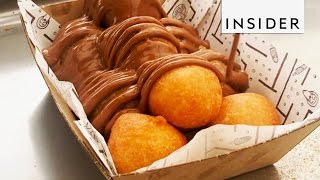 Loukoumades DeepFried Greek Doughnuts [upl. by Nabe]