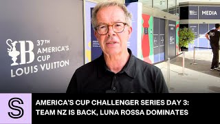 Americas Cup challenger series day three Team NZ is back Luna Rossa dominates  Stuffconz [upl. by Achilles]