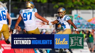 UCLA vs Hawaii Extended Highlights  Big Ten on CBS [upl. by Aira]