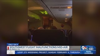 El Paso Southwest flight malfunctions midair [upl. by Jankell]