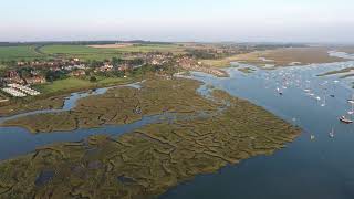 Brancaster Staithe Norfolk DJI Phantom 4 flight [upl. by Voleta905]