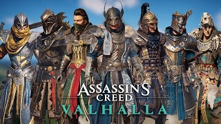 AC VALHALLA  ALL ARMOR SETS amp LOCATIONS FULL GUIDE  VANILLA  BASE GAME [upl. by Sewellyn417]