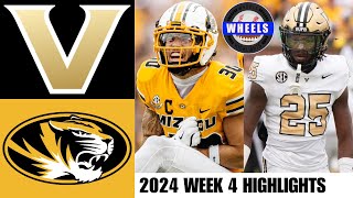 Vanderbilt vs 7 Missouri CRAZY  Full Game Highlights  2024 College Football Highlights [upl. by Erdnassac]