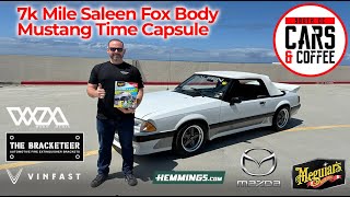 7000 Mile Saleen Fox Body Mustang Time Capsule  South OC Cars and Coffee [upl. by Refeinnej]