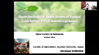 Biotechnological Application of Fungal Cytochrome P450 Monooxygenases [upl. by Aicnelav]