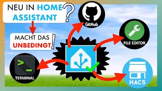 Home Assistant AddOn Store HACS GitHub amp Custom Repositories eingerichtet [upl. by Marentic]