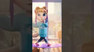 Angela dance angela talkingangela mytalkingangela2 games talkingtom shorts [upl. by Pega536]