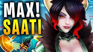 SAATI COIN ABSOLUTE INSANITY  Paladins Gameplay Build [upl. by Bridie290]