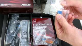 ASUS Maximus III Formula P55 SLI LGA1156 Core i5 Motherboard Unboxing Linus Tech Tips [upl. by Harmon]