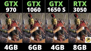 GTX 970 VS 1060 VS 1650 SUPER VS RTX 3050 IN 2022  TEST IN 12 GAMES [upl. by Karola]