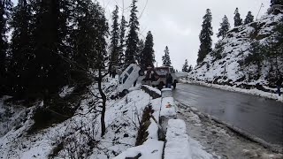 Shimla Snowfall Car Accident in Kufri and Narkanda in winter  Himachal Pradesh India [upl. by Mckale]