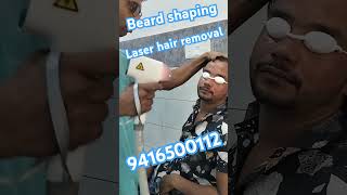 Rs 1000 Beard shaping latest technology Laser hair removal Dr Navdeep hair transplant clinic PNP [upl. by Weisburgh]