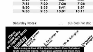 How to Read METRO Bus Schedules [upl. by Marissa]