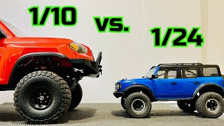 110 vs 124 Scale RC Crawlers Which One’s Better [upl. by Nageet]