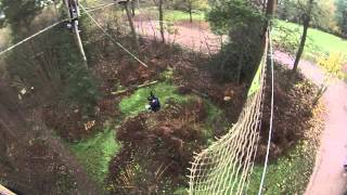 Go Ape Wendover Woods Tarzan Swing [upl. by Ativak930]