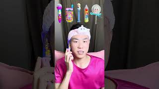 🍜🍧🍭ASMRPinkthemed Mukbang  Perfect for Sleepimmersive asmr asmrsounds [upl. by Vershen]