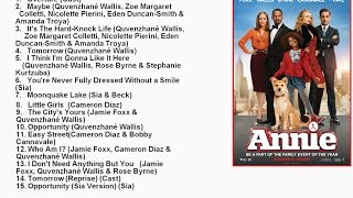 Annie 2014 Movie Official Soundtrack List [upl. by Arondell997]